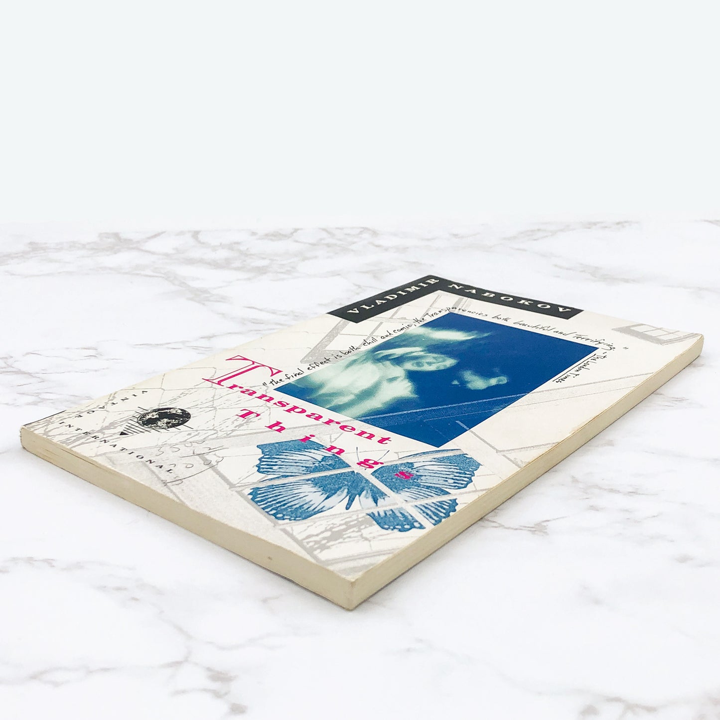 Transparent Things by Vladimir Nabokov [TRADE PAPERBACK] 1989 • Vintage Intl • Rare Cover!