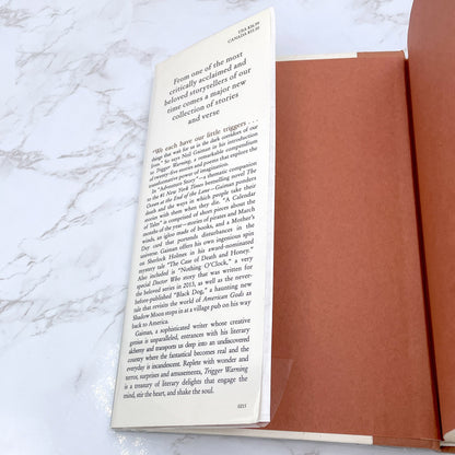 Trigger Warning: Short Fictions and Disturbances by Neil Gaiman SIGNED! [FIRST EDITION • FIRST PRINTING] 2015