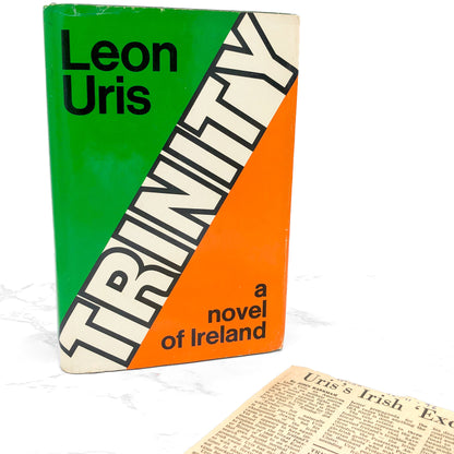 Trinity: A Novel of Ireland by Leon Uris [FIRST EDITION • FIRST PRINTING] 1976 • Doubleday