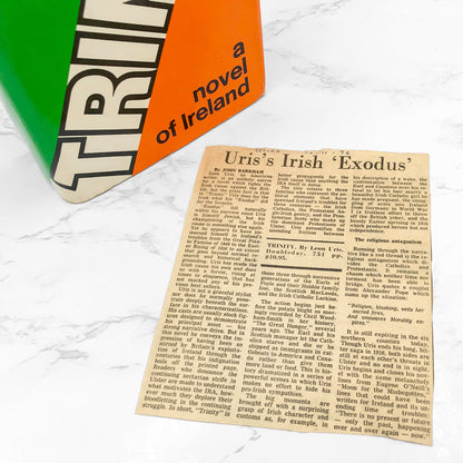 Trinity: A Novel of Ireland by Leon Uris [FIRST EDITION • FIRST PRINTING] 1976 • Doubleday