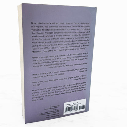 Tropic of Cancer by Henry Miller [TRADE PAPERBACK] 1999 • Grove Press