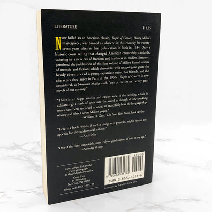 Tropic of Cancer by Henry Miller [TRADE PAPERBACK] 1980 • Grove Weidenfeld