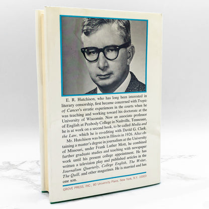 Tropic Of Cancer On Trial: A Case History Of Censorship by E.R. Hutchison [FIRST EDITION] 1968 • Grove Press
