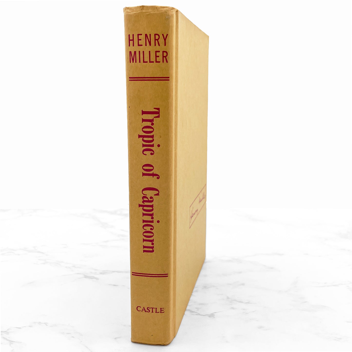Tropic of Capricorn by Henry Miller [HARDCOVER RE-PRINT] 1961 • Castle Books