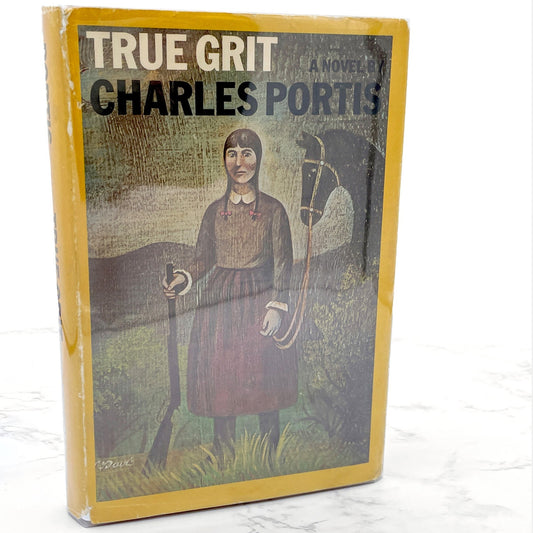 True Grit by Charles Portis [FIRST BOOK CLUB EDITION] 1968 • Simon & Schuster