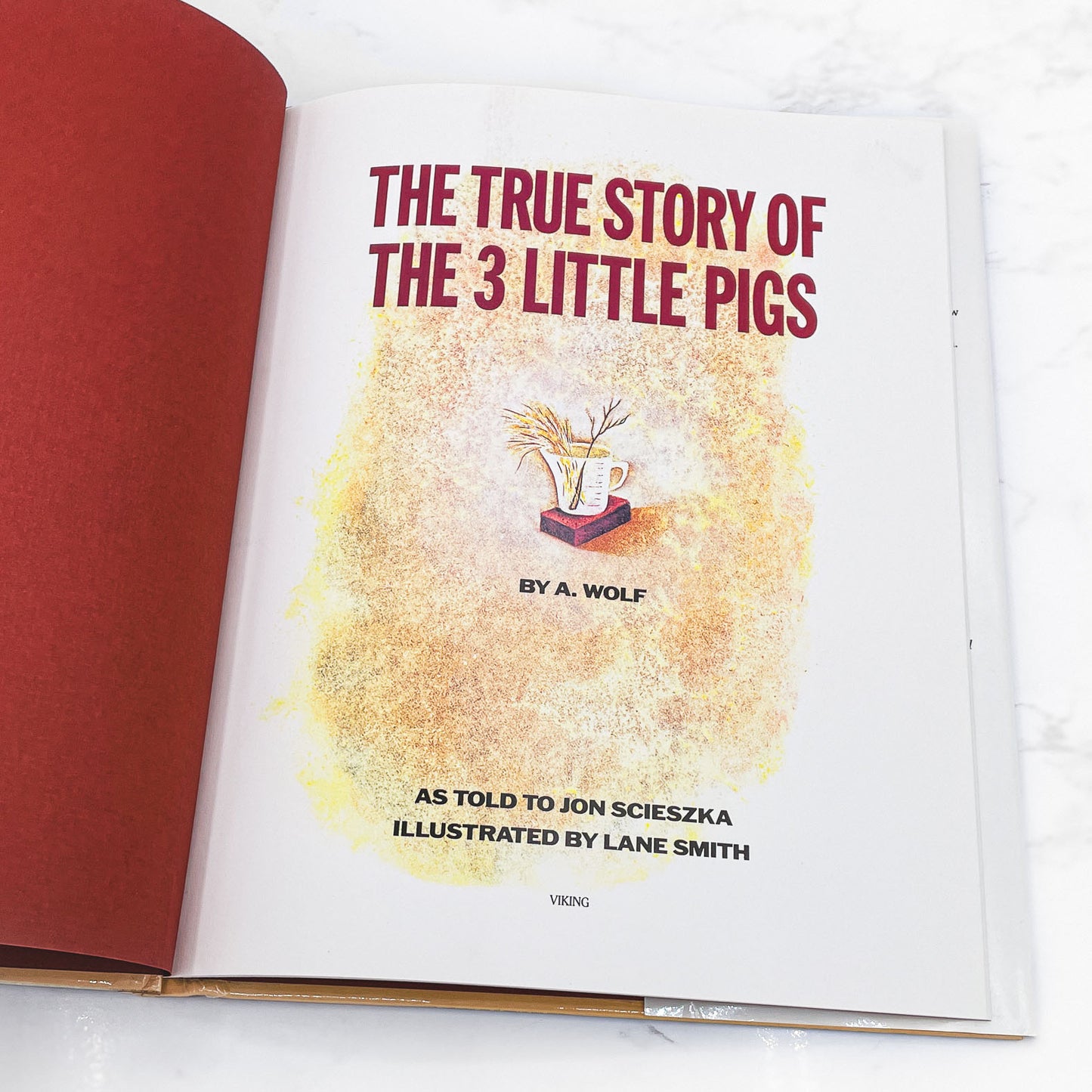 The True Story of The 3 Little Pigs by Jon Scieszka & Lane Smith [FIRST EDITION] 1989 • Viking