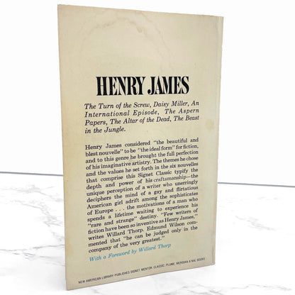 The Turn of the Screw & Other Short Novels by Henry James [1980 PAPERBACK] • Signet