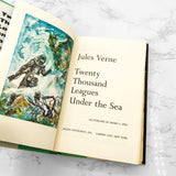 Twenty Thousand Leagues Under the Sea by Jules Verne [ILLUSTRATED HARDCOVER] 1956 • Nelson Doubleday