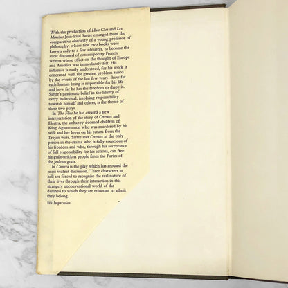 Two Plays: The Flies (Les Mouches) & In Camera (Huis Clos) by Jean-Paul Sartre [U.K. FIRST EDITION] 8th Impression ❧ 1969