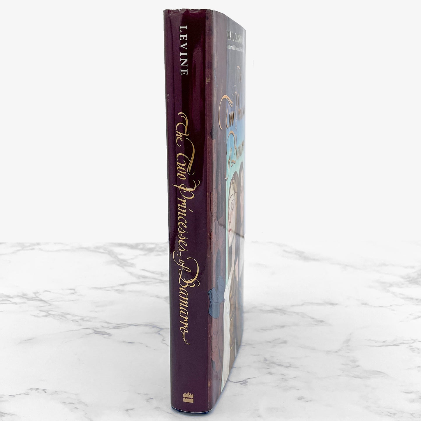The Two Princesses of Bamarre by Gail Carson Levine [FIRST EDITION] 2001 • Harper Collins
