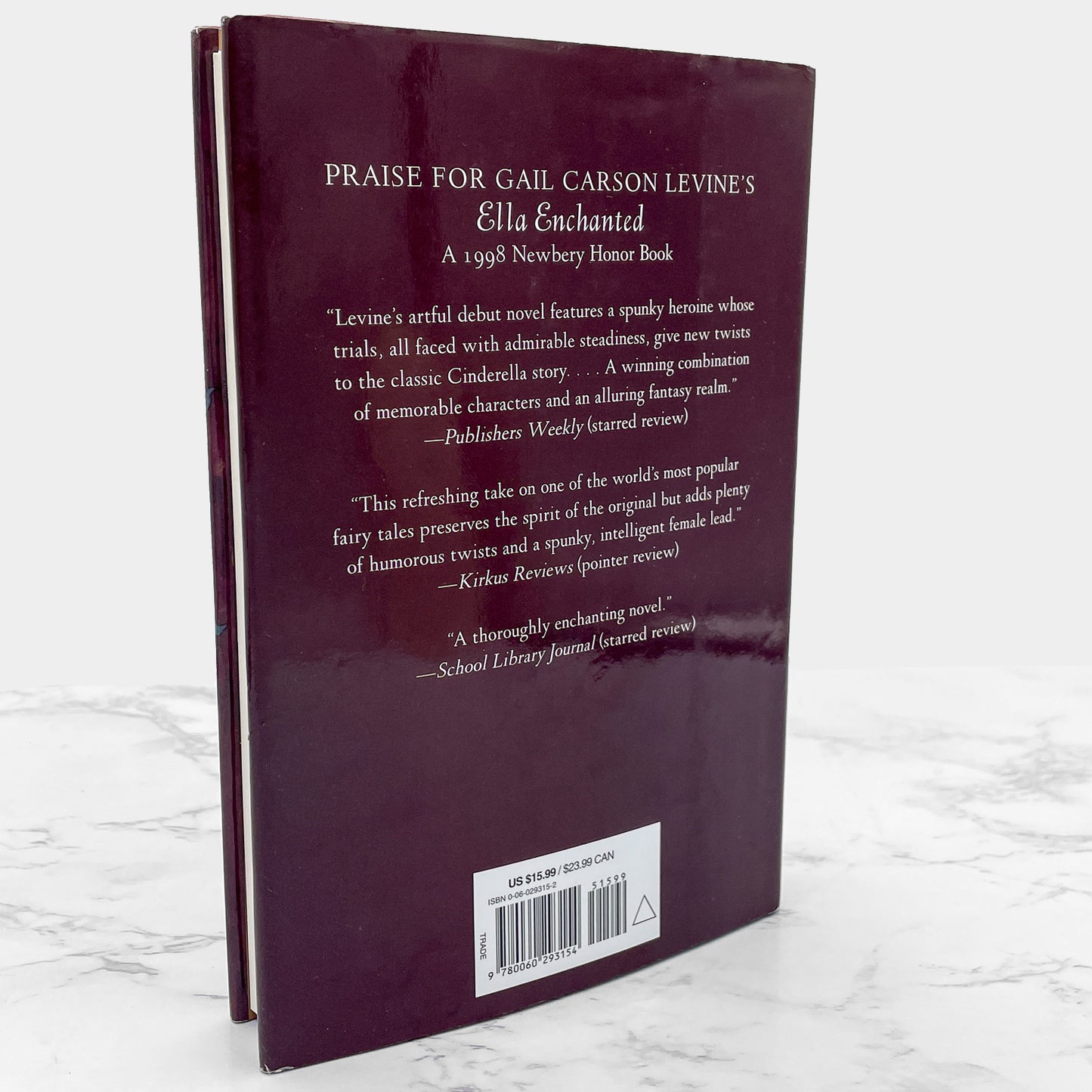 The Two Princesses of Bamarre by Gail Carson Levine [FIRST EDITION] 2001 • Harper Collins