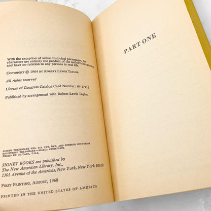 Two Roads to Guadalupe by Robert Lewis Taylor [FIRST PAPERBACK PRINTING] 1968 • Signet