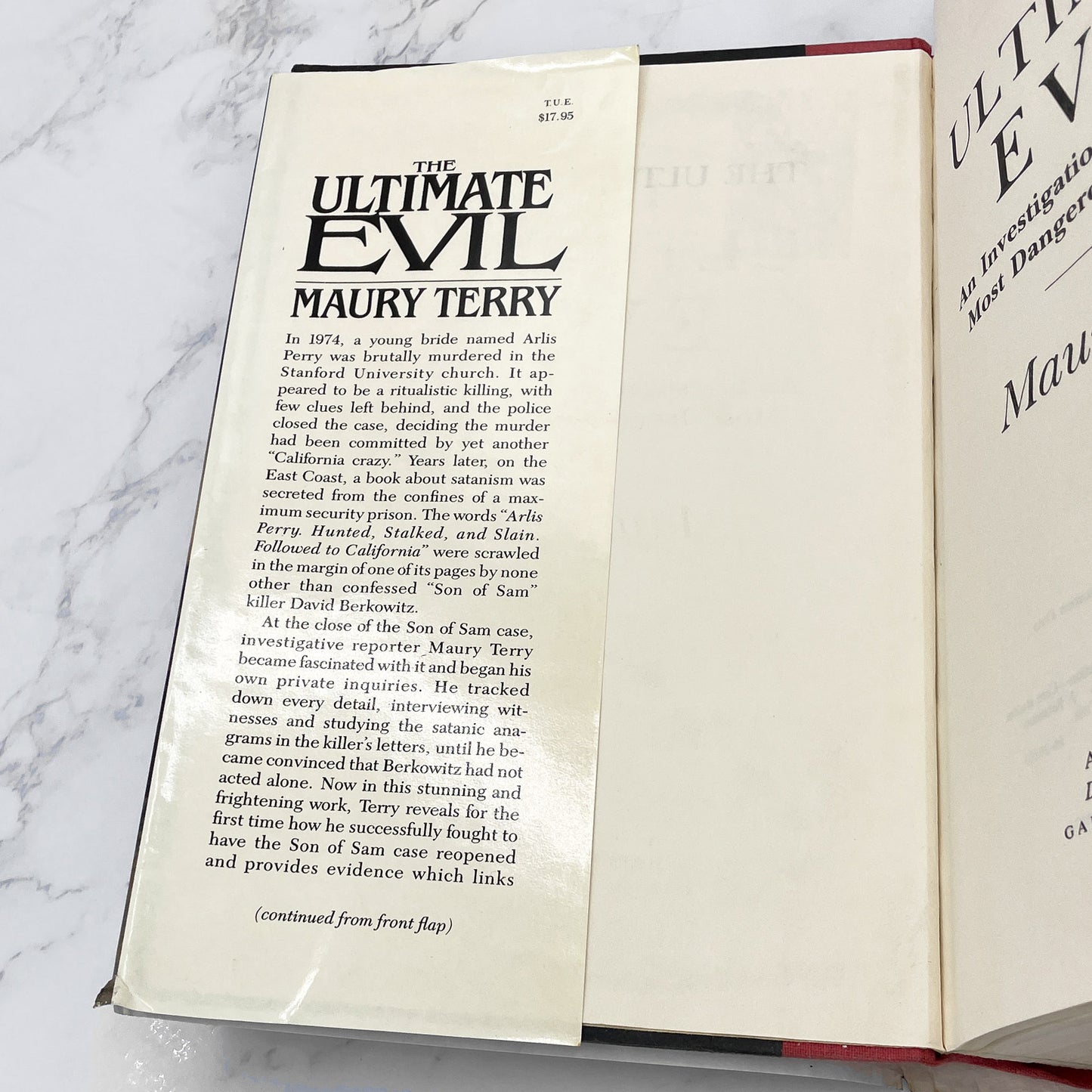 The Ultimate Evil: An Investigation into America's Most Dangerous Satanic Cult by Maury Terry [FIRST EDITION] 1987 • Dolphin Books • Son of Sam