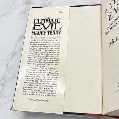 The Ultimate Evil: An Investigation into America's Most Dangerous Satanic Cult by Maury Terry [FIRST EDITION] 1987 • Dolphin Books • Son of Sam