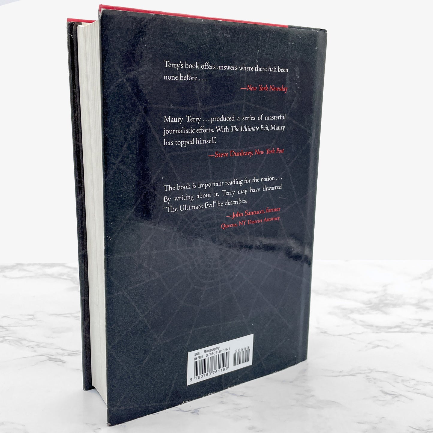 The Ultimate Evil: The Truth About the Cult Murders: Son of Sam & Beyond by Maury Terry [REVISED HARDCOVER RE-ISSUE] 1999 • B&N *Condition