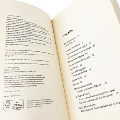 Understanding a Photograph by John Berger [FIRST EDITION U.K. PAPERBACK] 2013 • Penguin Modern Classics