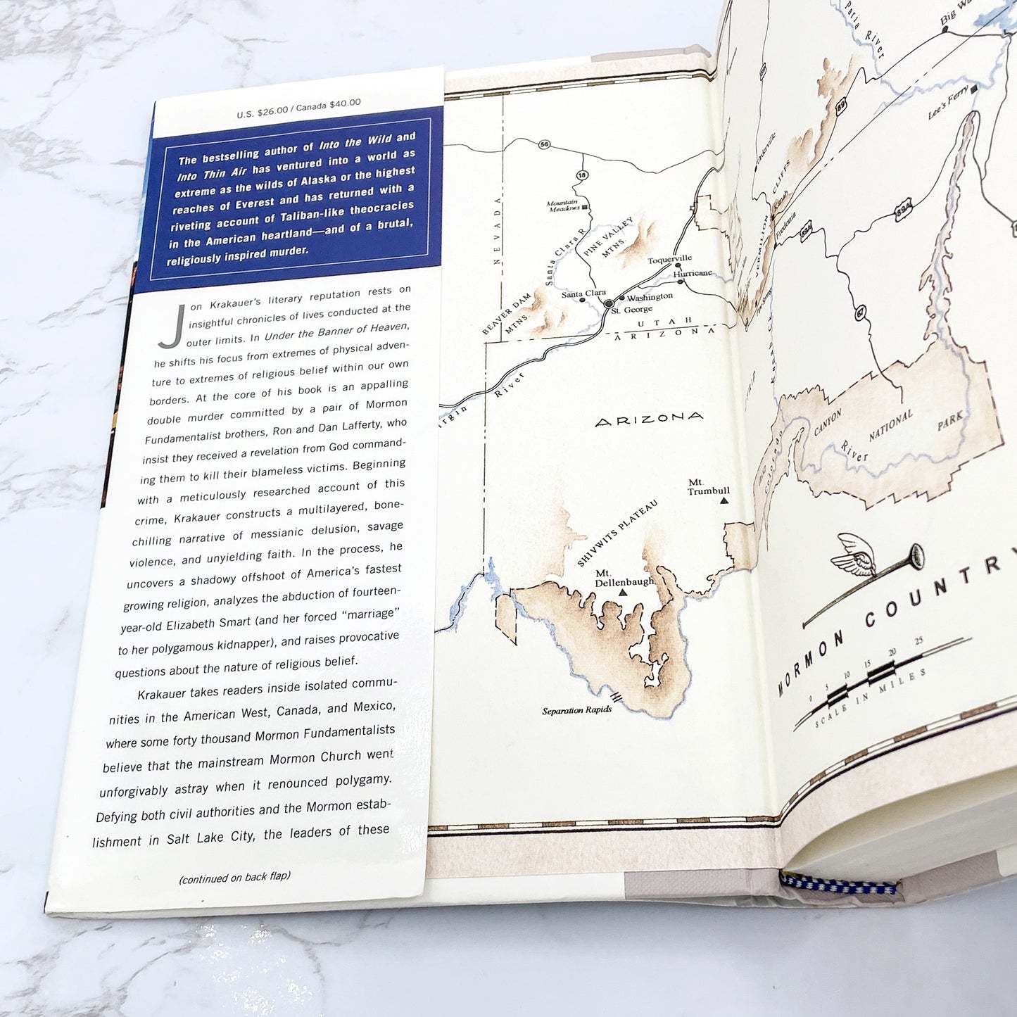 Under the Banner of Heaven: A Story of Violent Faith by Jon Krakauer [FIRST EDITION • FIRST PRINTING] 2003 • Doubleday