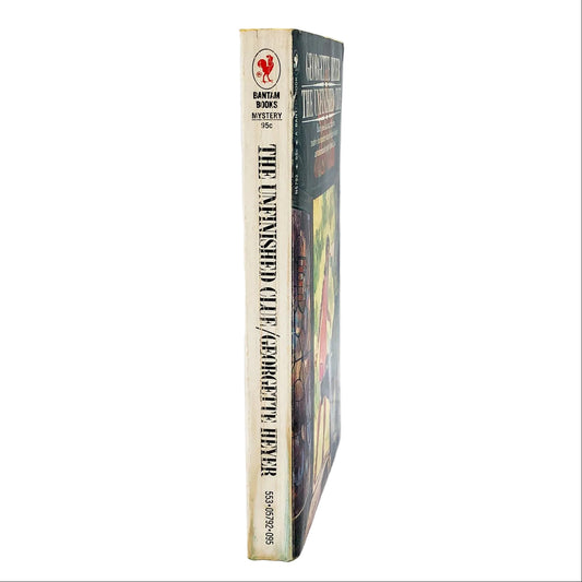 The Unfinished Clue by Georgette Heyer [FIRST U.S. PAPERBACK PRINTING] 1971 • Bantam Books