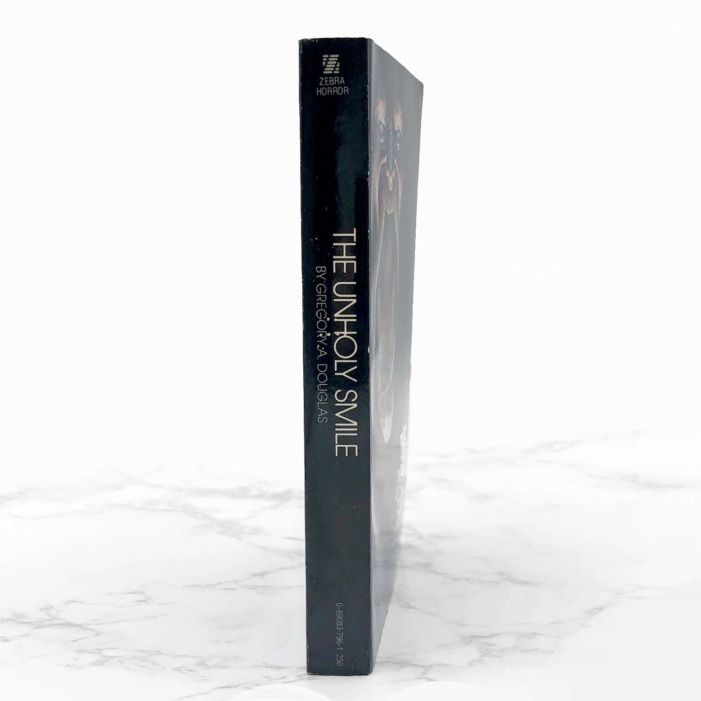 The Unholy Smile by Gregory A. Douglas [FIRST EDITION PAPERBACK] 1979 • Zebra Horror • Mint!