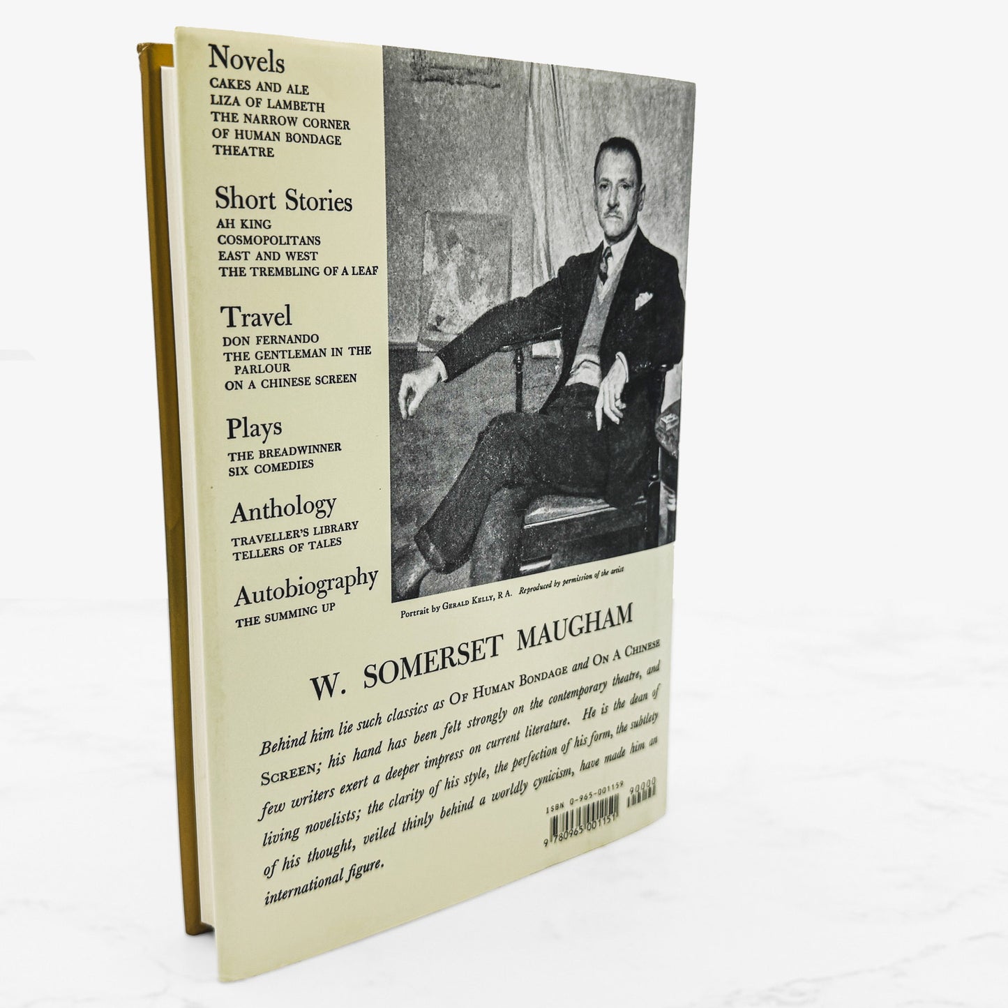 Up At the Villa by W. Somerset Maugham [FIRST EDITION FACSIMILE] • 2000 • Book of the Month