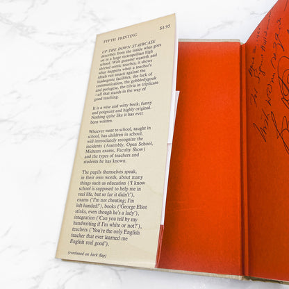 Up the Down Staircase by Bel Kaufman SIGNED! [FIRST EDITION] 1965 • Prentice-Hall