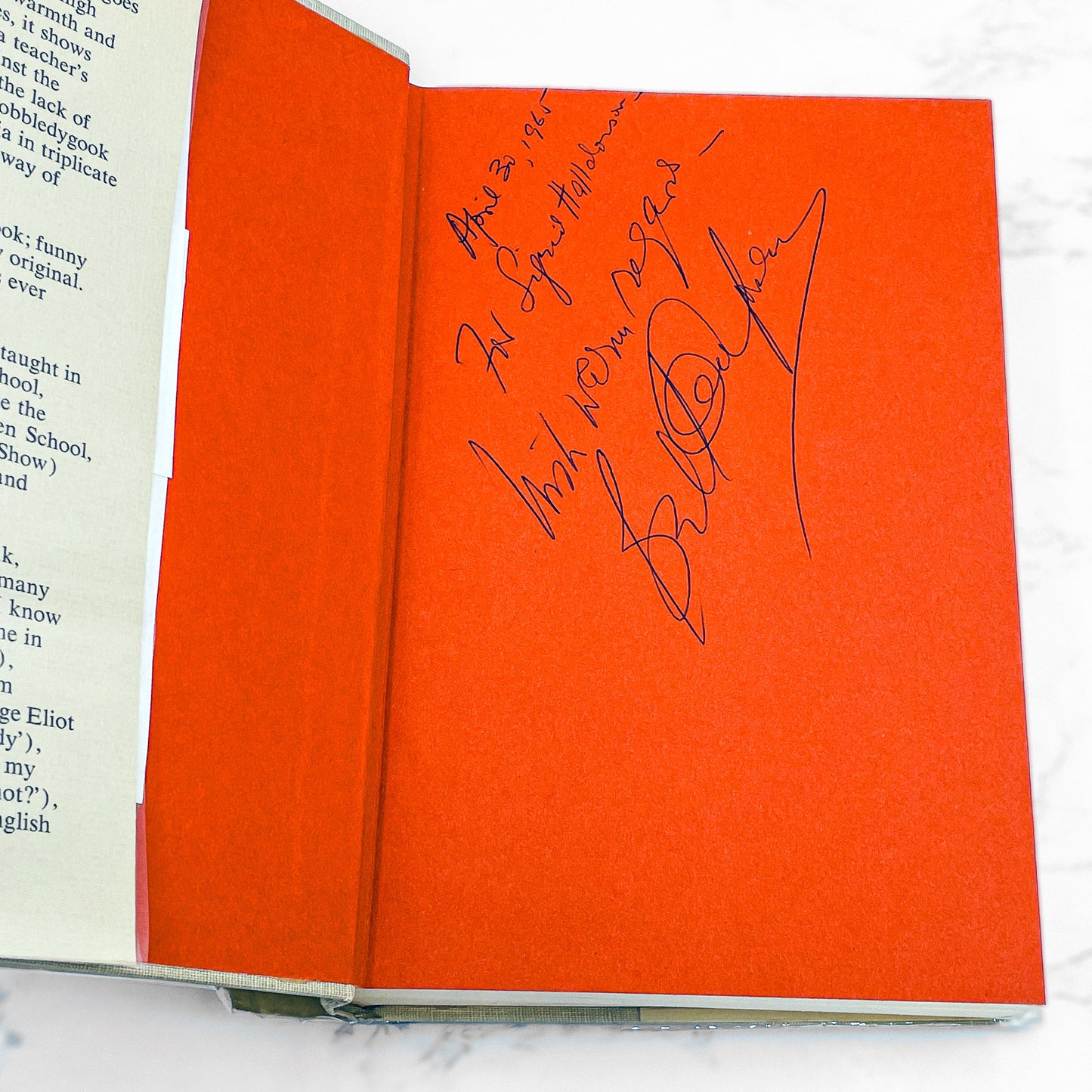 Up the Down Staircase by Bel Kaufman SIGNED! [FIRST EDITION] 1965 • Prentice-Hall