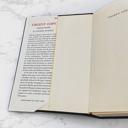 Urgent Copy: Literary Studies by Anthony Burgess [FIRST EDITION • FIRST PRINTING] 1968 • Norton