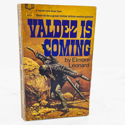 Valdez is Coming by Elmore Leonard [FIRST EDITION] 1970 • Fawcett Crest