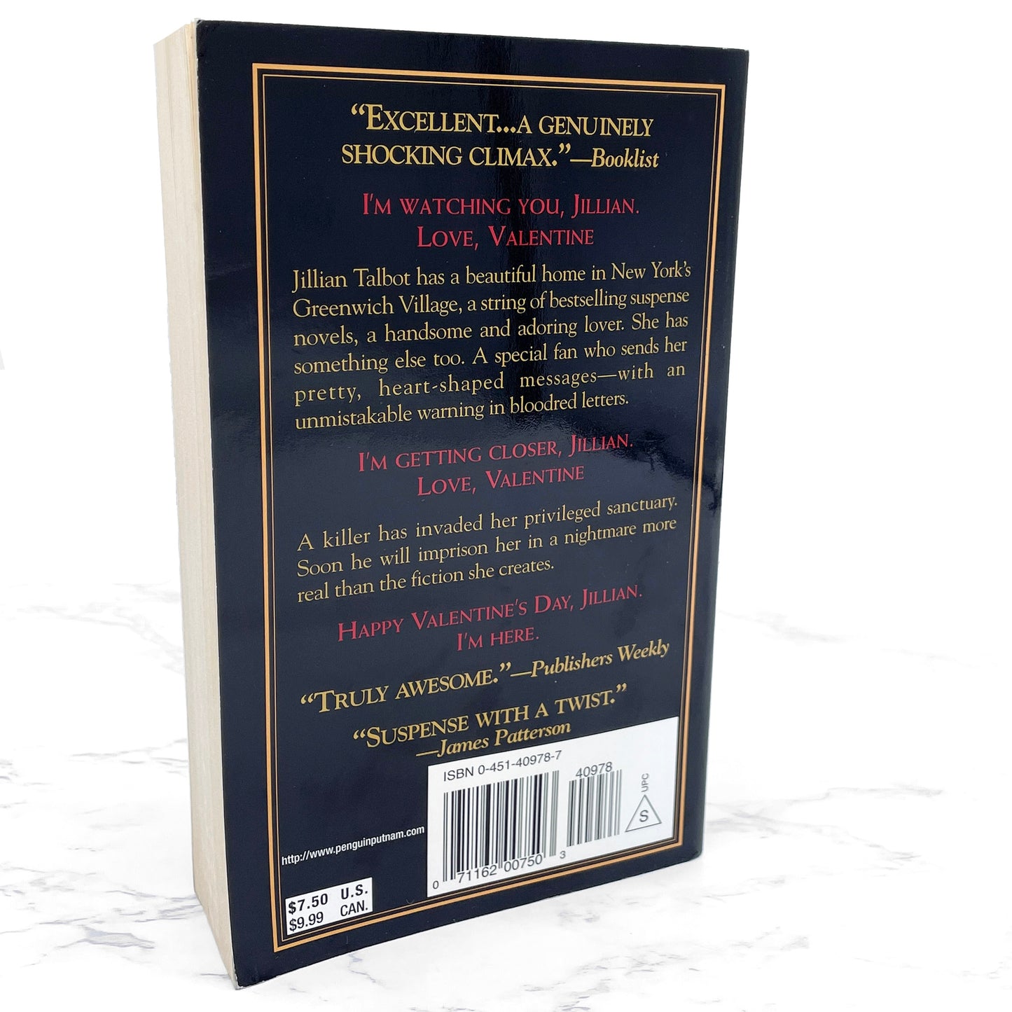 Valentine by Tom Savage [FIRST PAPERBACK EDITION] 1997 • Onyx