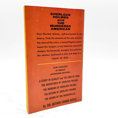 The Valley of Fear by Sir Arthur Conan Doyle [1970 PAPERBACK] • Berkley Medallion • Sherlock #7