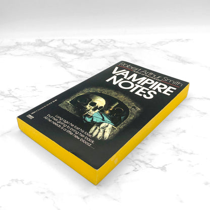 Vampire Notes by Robert Arthur Smith [FIRST EDITION PAPERBACK] 1990 • Fawcett Gold Medal