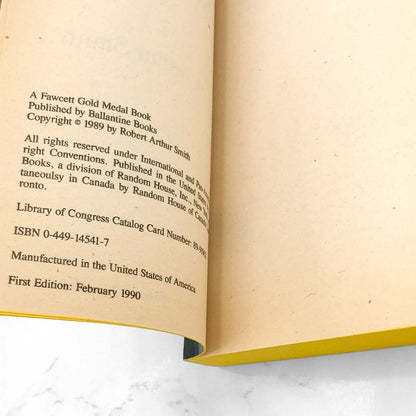 Vampire Notes by Robert Arthur Smith [FIRST EDITION PAPERBACK] 1990 • Fawcett Gold Medal