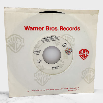 Van Morrison – Domino • Moondance [7" VINYL] 1980 • Warner Bros.