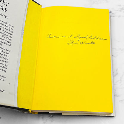 The Velvet Bubble by Alice Winter SIGNED! [FIRST EDITION] 1965 • William Morrow