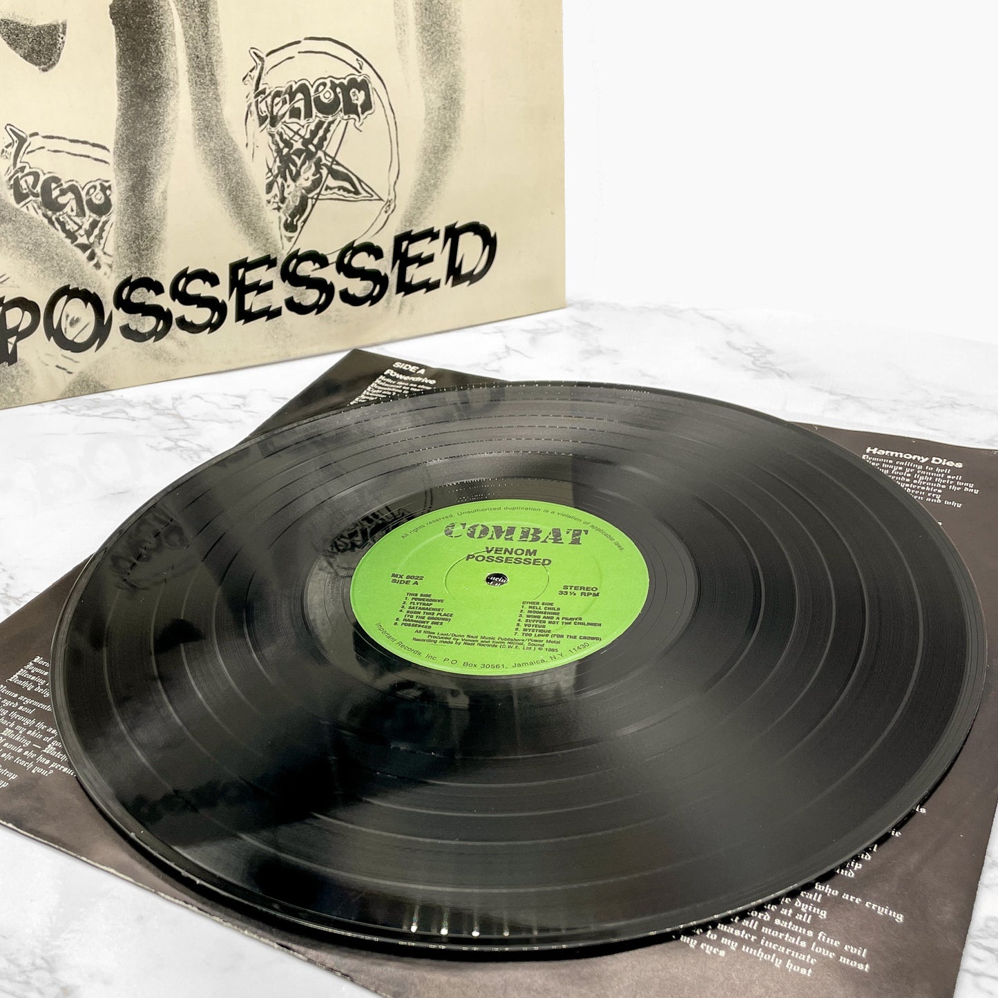 Venom – Possessed [VINYL LP] 1985 • First U.S. Pressing! • Combat Records