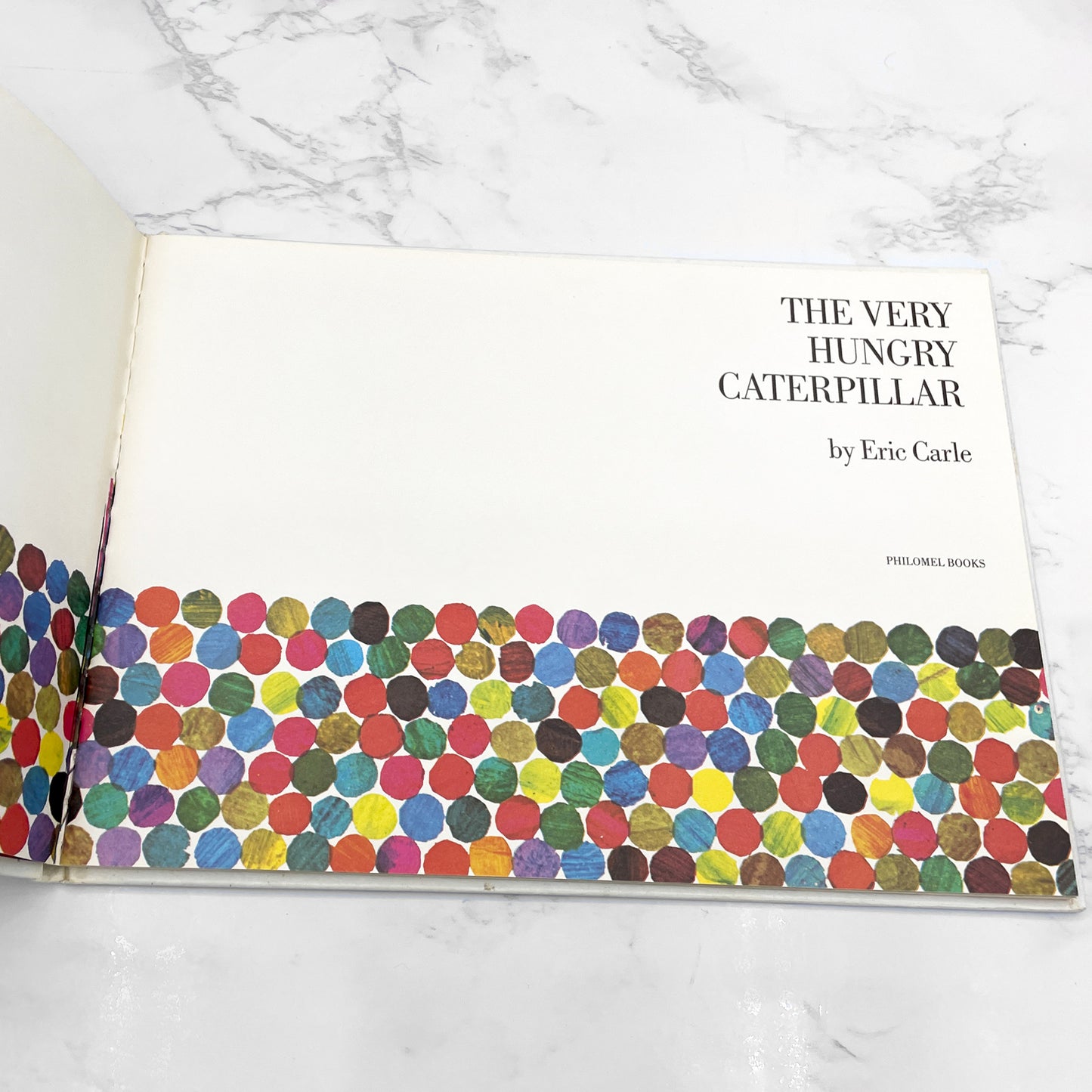 The Very Hungry Caterpillar by Eric Carle [SECOND EDITION HARDCOVER] 1983 • Philomel Books