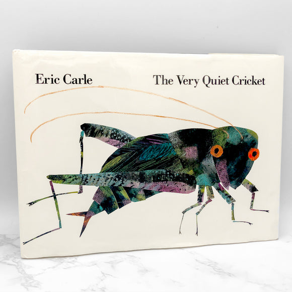 The Very Quiet Cricket by Eric Carle [FIRST EDITION] 1990 • Philomel Books