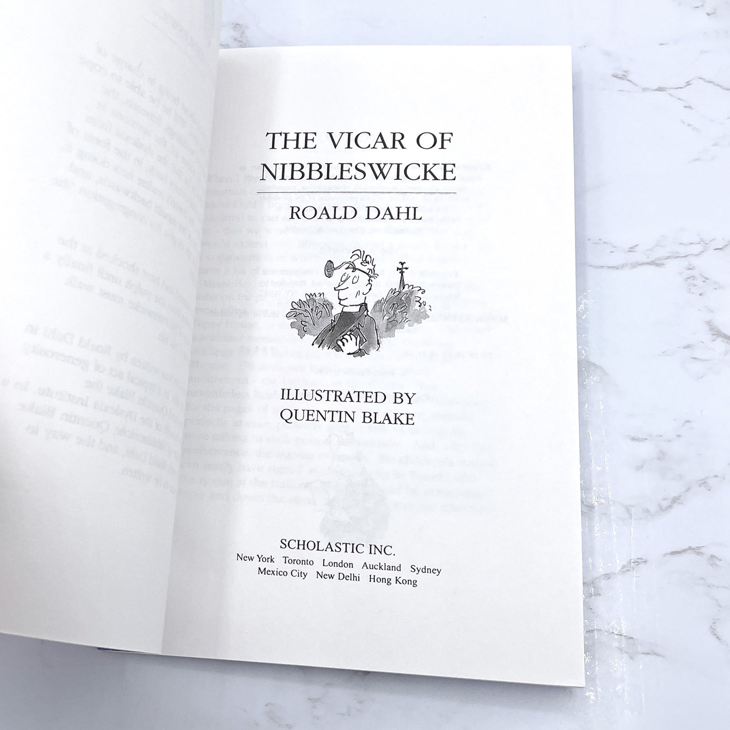 The Vicar of Nibbleswicke by Roald Dahl [TRADE PAPERBACK] 1996 • Scholastic