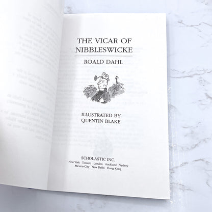 The Vicar of Nibbleswicke by Roald Dahl [TRADE PAPERBACK] 1996 • Scholastic