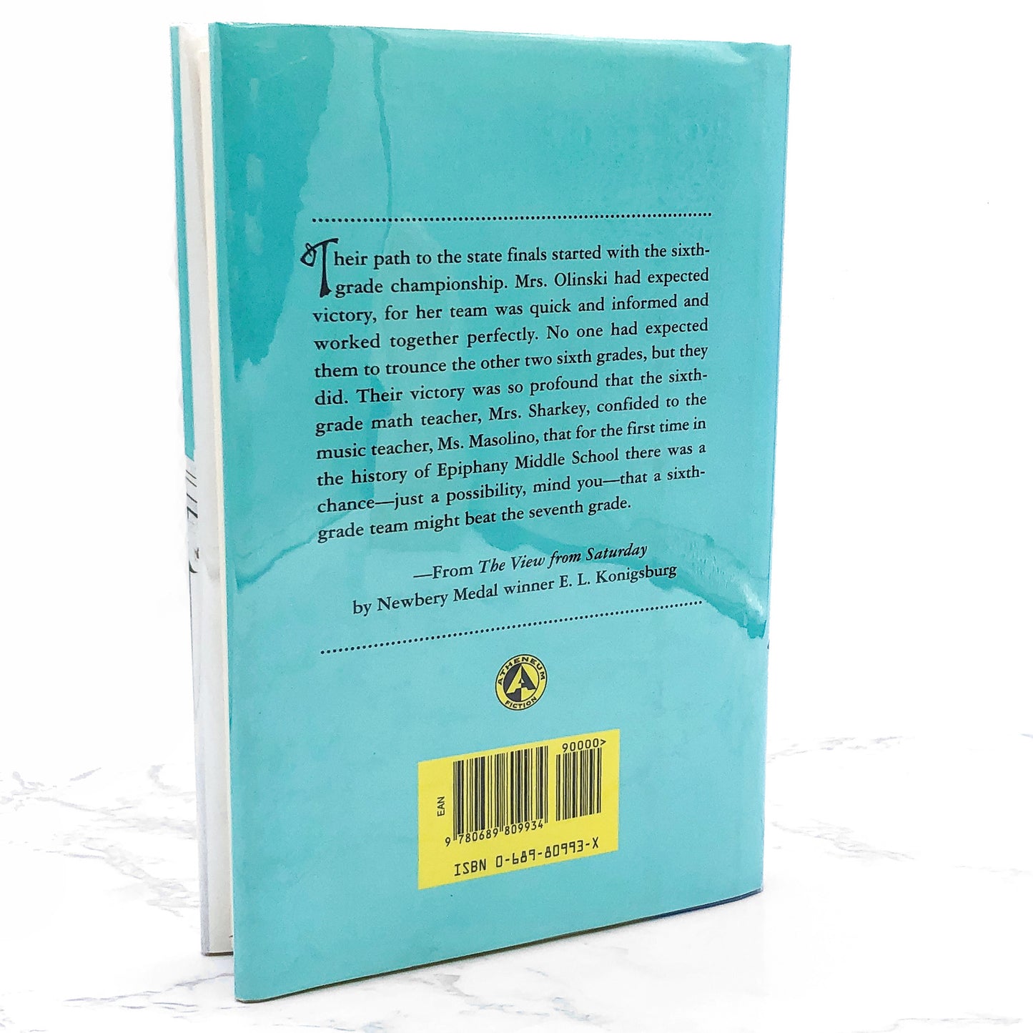 The View from Saturday by E.L. Konigsburg [FIRST EDITION] 1996 • Atheneum