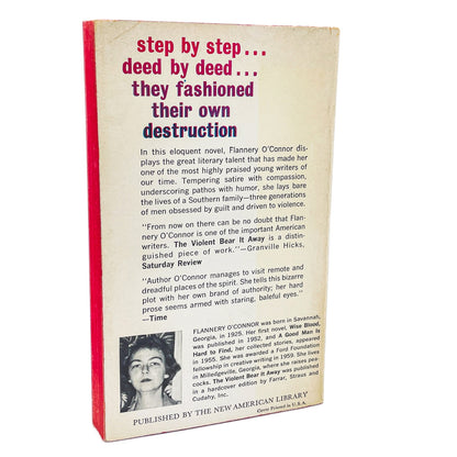 The Violent Bear it Away by Flannery O'Connor [FIRST PAPERBACK PRINTING] 1961 • Signet