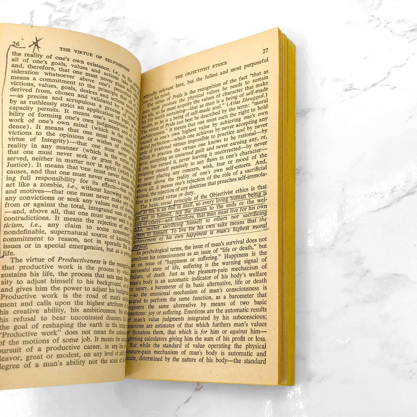 The Virtue of Selfishness by Ayn Rand [1964] • Signet *See Condition!