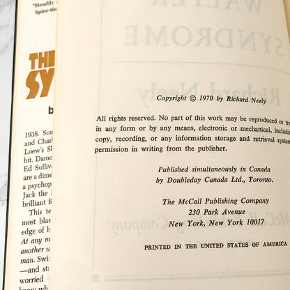 The Walter Syndrome by Richard Neely [1970 HARDCOVER] • McCall Publishing