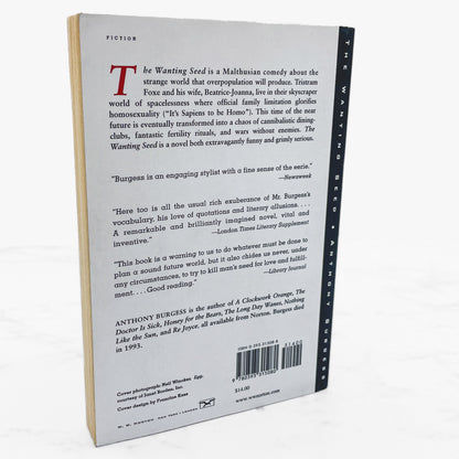 The Wanting Seed by Anthony Burgess [TRADE PAPERBACK] 1996 • W.W. Norton & Co.