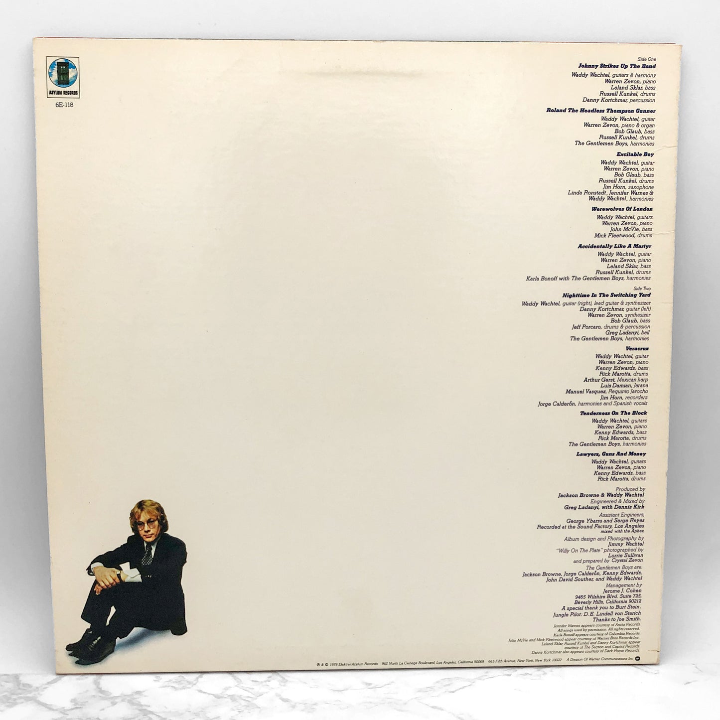 Warren Zevon - Excitable Boy [VINYL LP] 1978 • Asylum Records