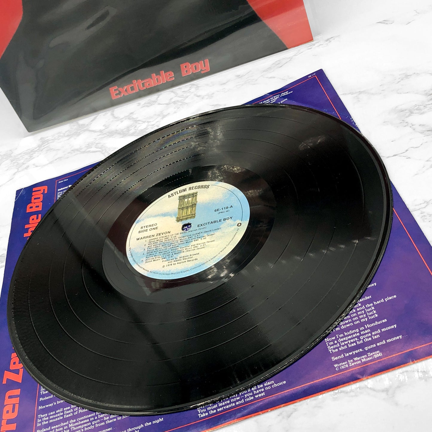Warren Zevon - Excitable Boy [VINYL LP] 1978 • Asylum Records