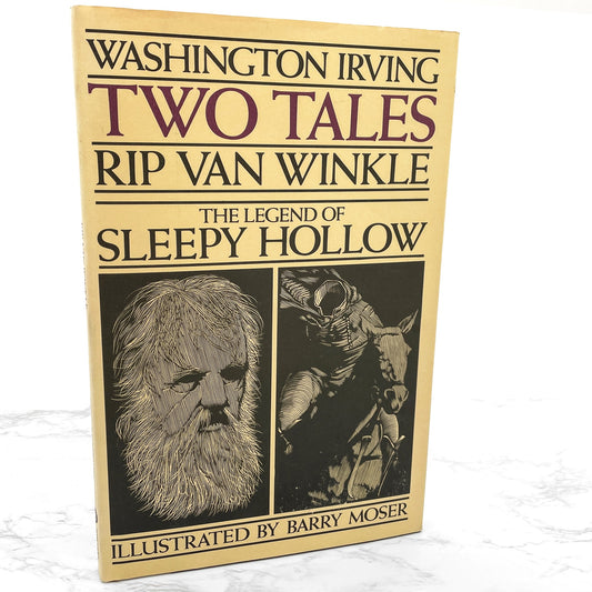 Two Tales: Rip Van Winkle & The Legend of Sleepy Hollow by Washington Irving w. illustrations by Barry Moser [FIRST EDITION] 1986 • HBJ