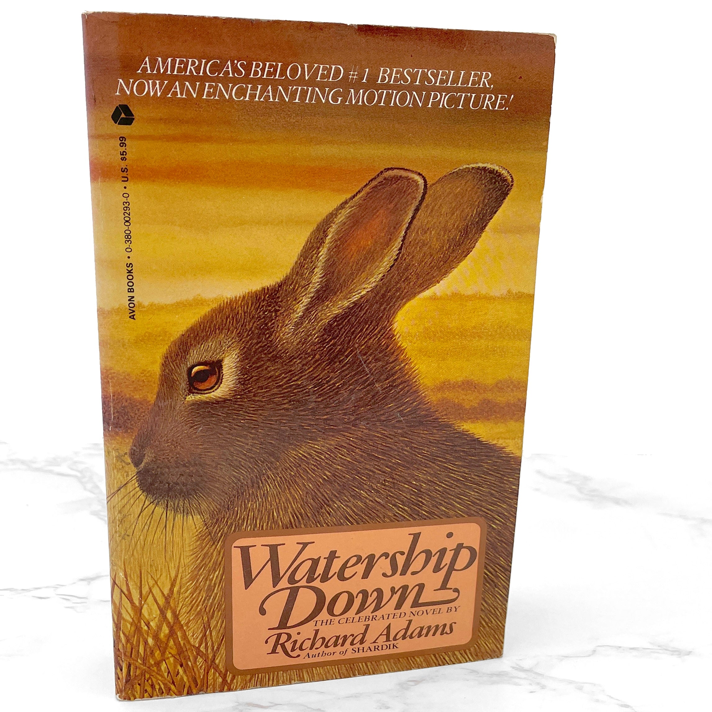 Watership Down by Richard Adams [1978 PAPERBACK] Avon • Movie Tie