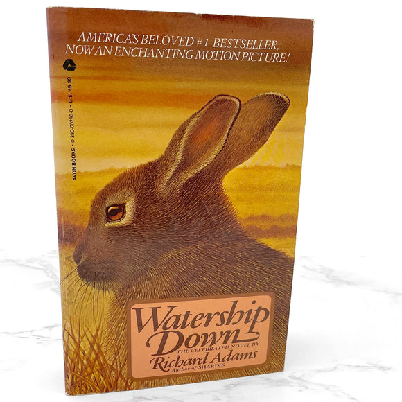 Watership Down by Richard Adams [1978 PAPERBACK] Avon • Movie Tie-in Cover