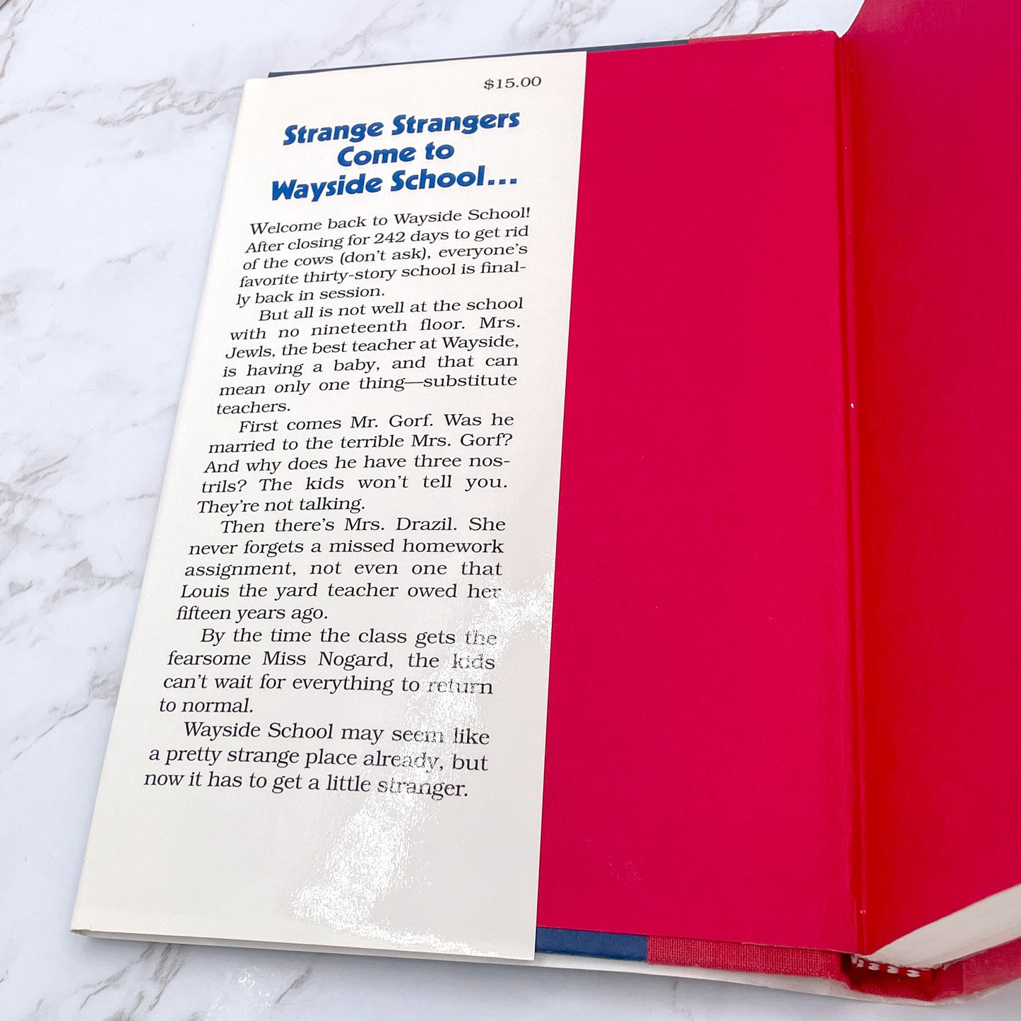 Wayside School Gets A Little Stranger by Louis Sachar [FIRST EDITION • FIRST PRINTING] 1995 • William Morrow